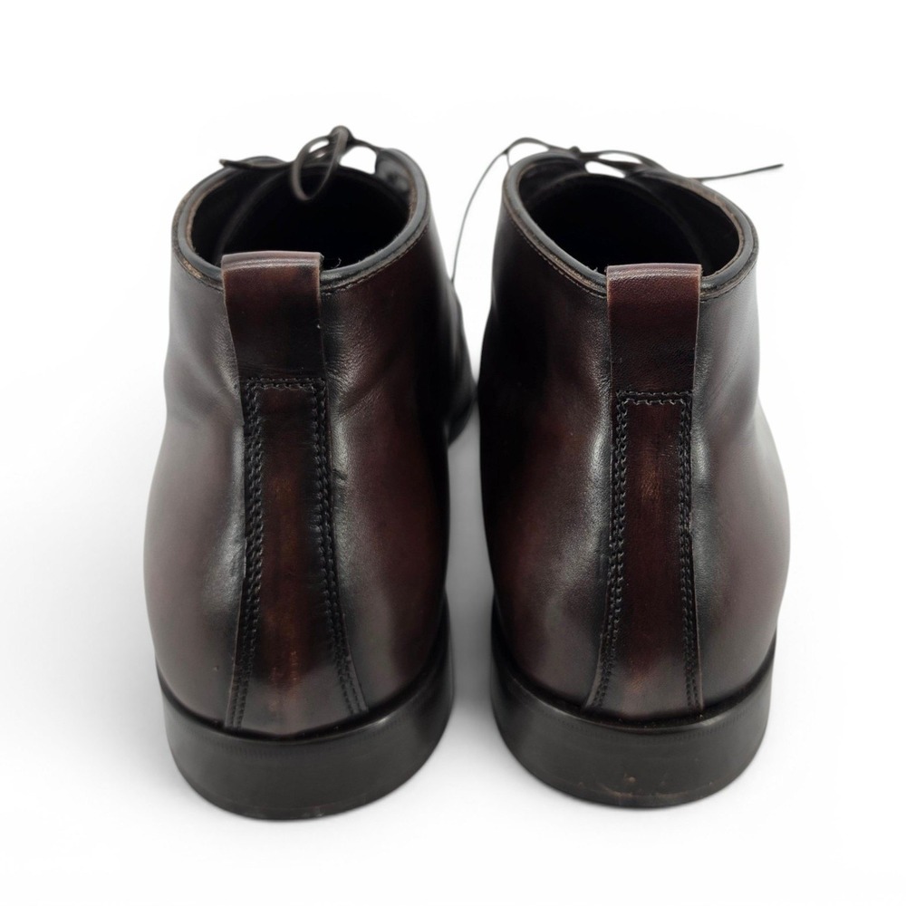 Allen Edmonds Mens 10 Brown Leather Chukka Boots USA Made Moc Toe Lace Up EUC - Picture 4 of 7